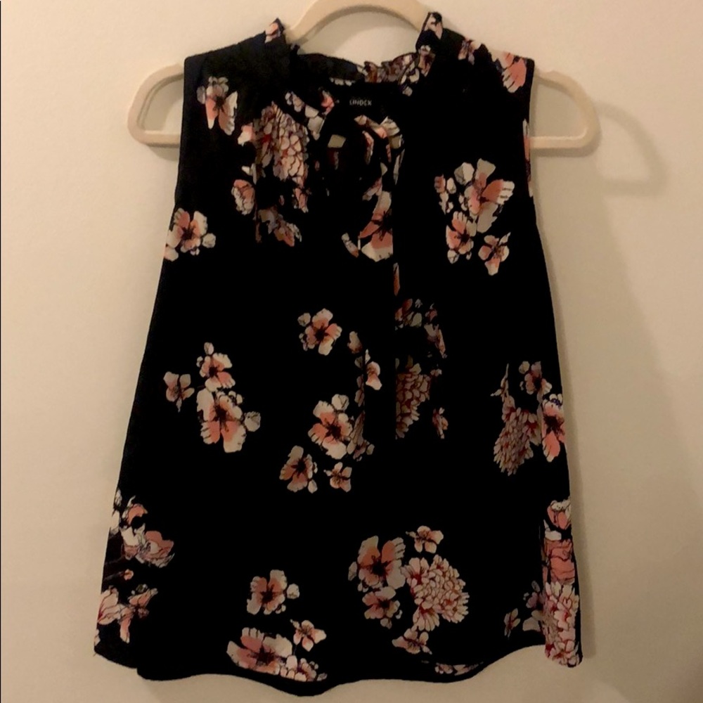 Floral print tank top